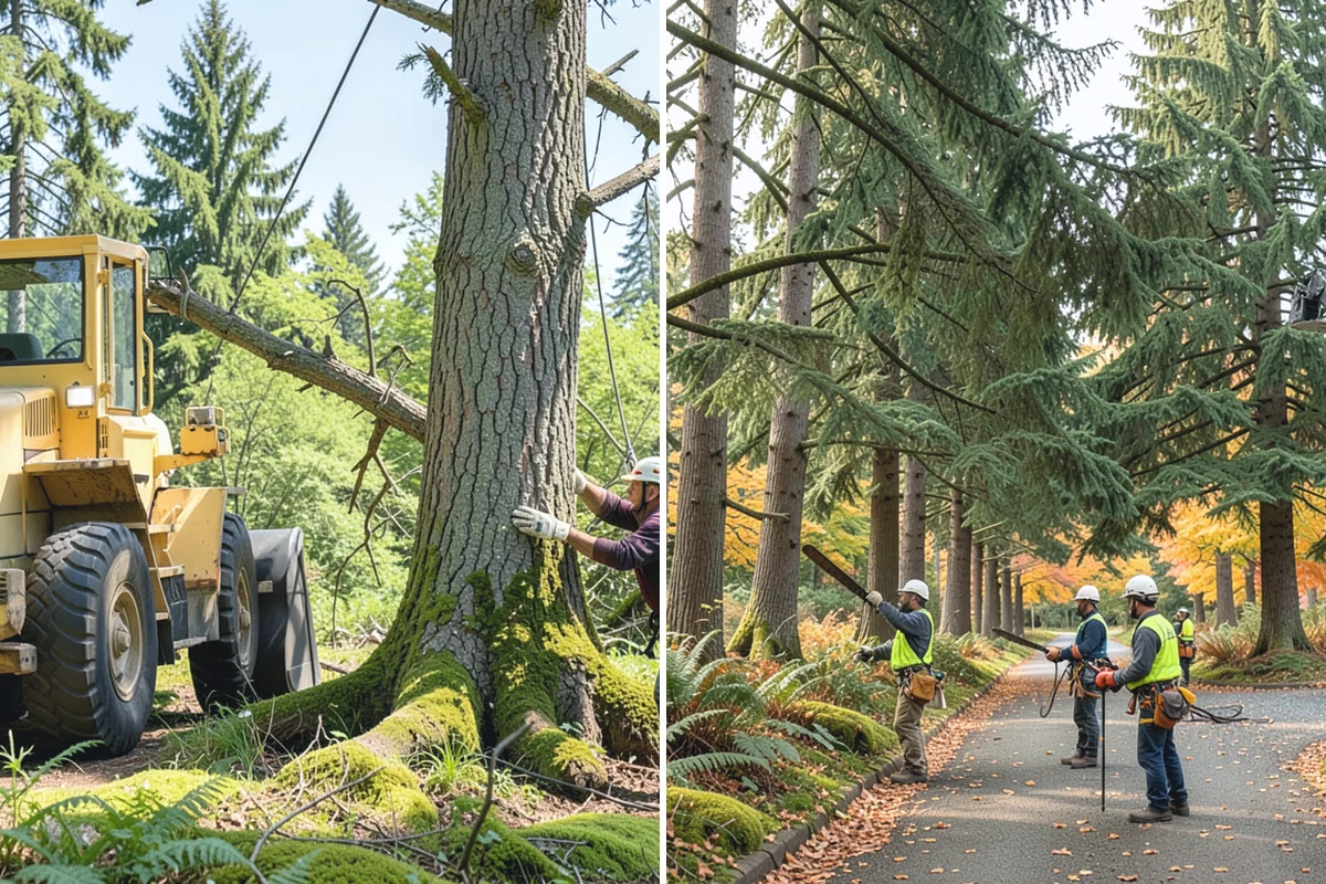 Surface root grinding in Darrington, Snohomish County, WA - Locate and mark utilities before work
