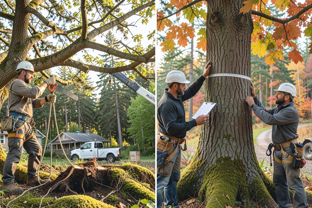Surface root grinding in Des Moines, King County, WA - Locate and mark utilities before work