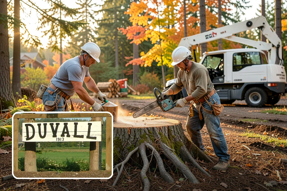 Surface root grinding in Duvall, King County, WA - Removes tripping hazards and obstructions