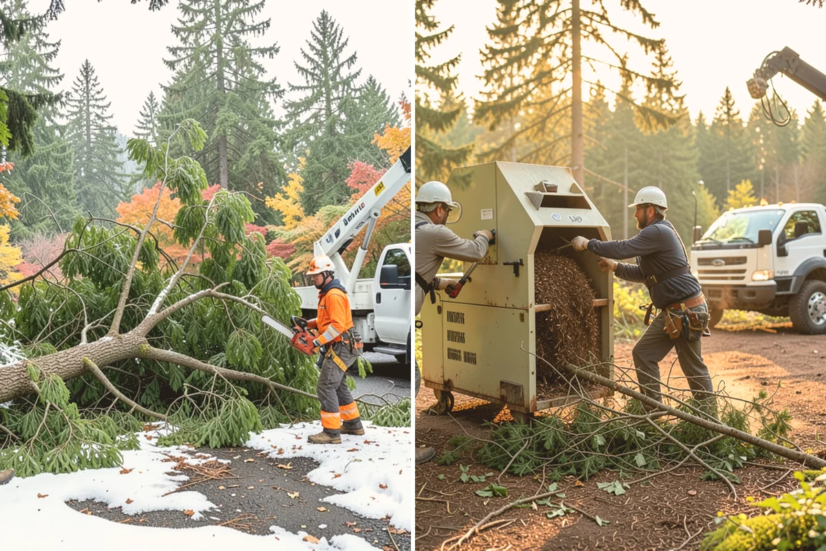 Surface root grinding in Edmonds, Snohomish County, WA - Locate and mark utilities before work