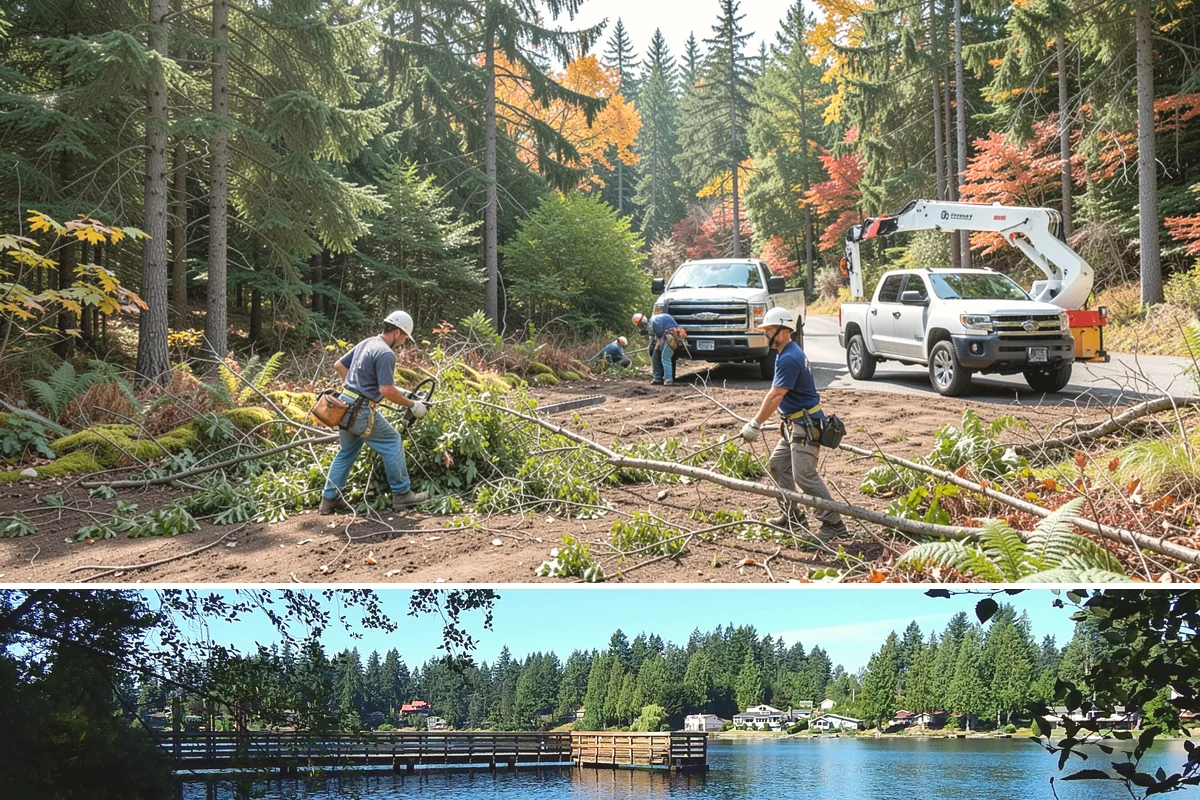 Surface root grinding in Federal Way, King County, WA - This work can be performed year-round in the Puget Sound climate but may require scheduling adjustments if frozen ground prevents...