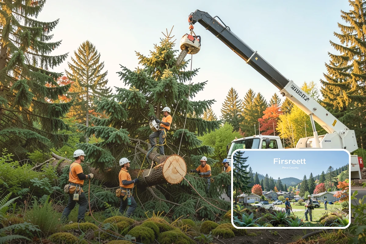 Surface root grinding in Fircrest, Pierce County, WA - Removes tripping hazards and obstructions