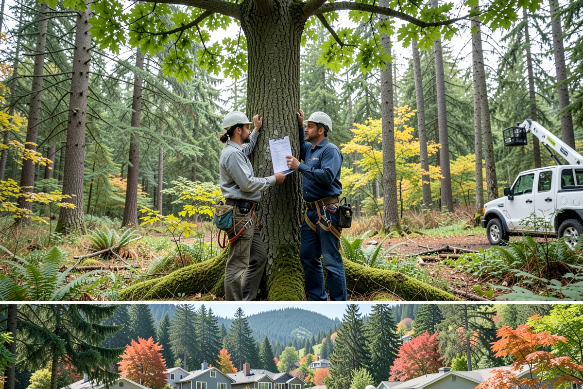 Surface root grinding in Fircrest, Pierce County, WA - This work can be performed year-round in the Puget Sound climate but may require scheduling adjustments if frozen ground prevents...