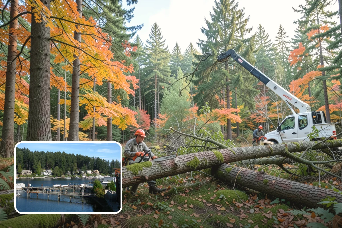 Surface root grinding in Gig Harbor, Pierce County, WA - Removes tripping hazards and obstructions