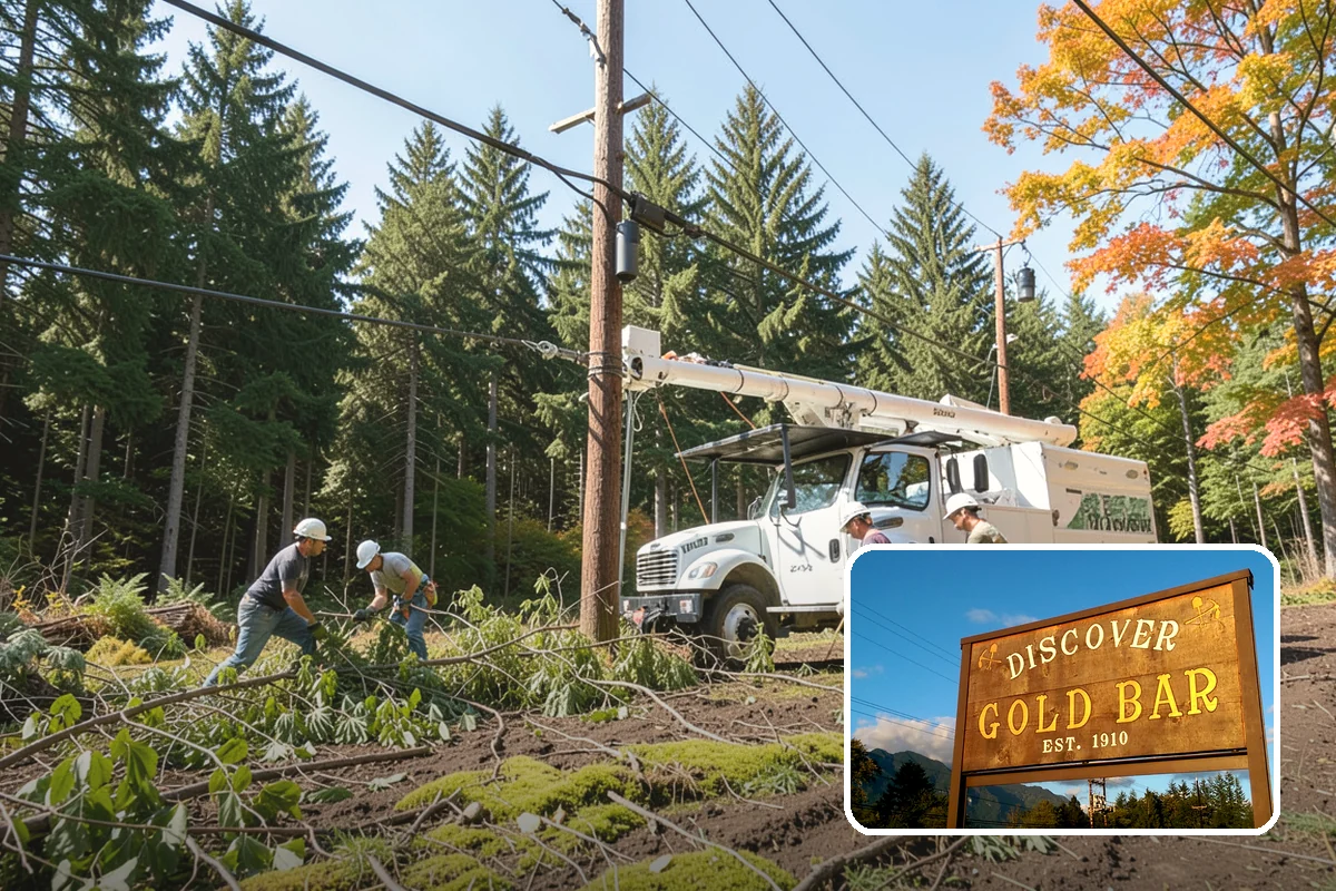 Surface root grinding in Gold Bar, Snohomish County, WA - Removes tripping hazards and obstructions