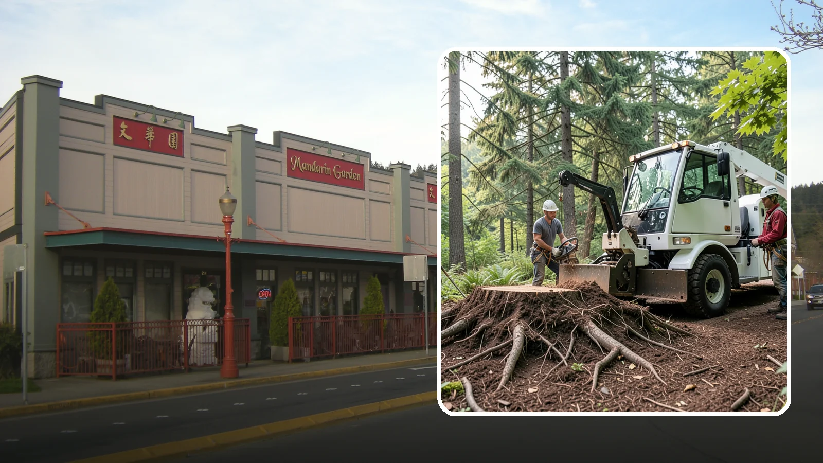 Surface root grinding in Issaquah, King County, WA - The grinding of exposed surface roots.