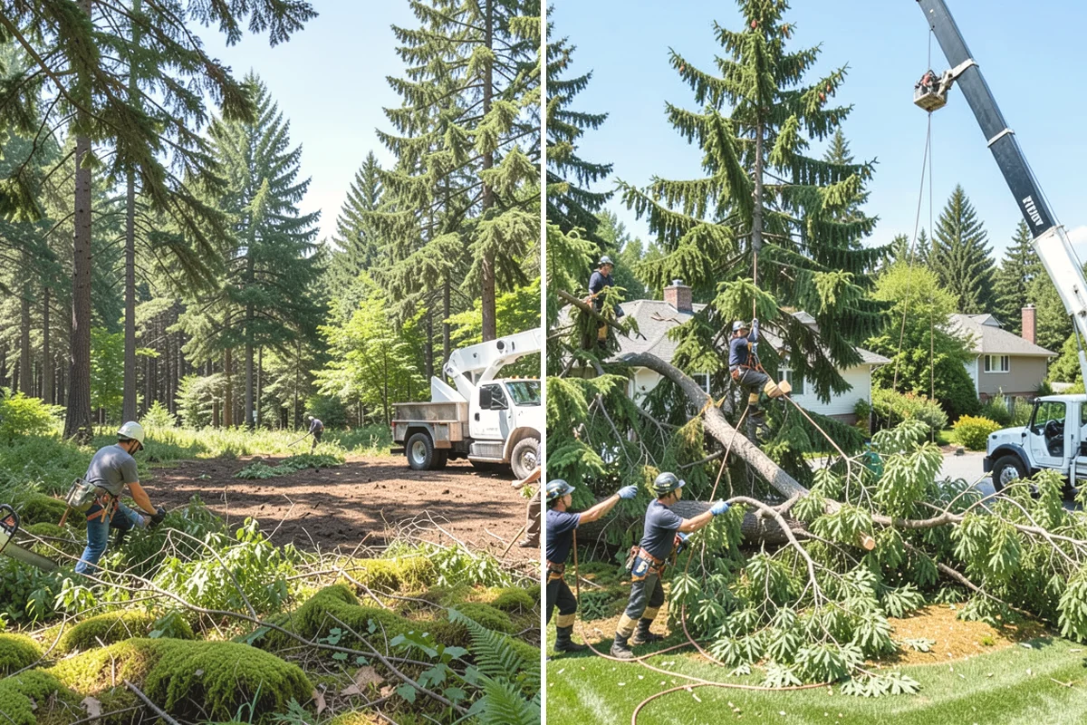 Surface root grinding in Issaquah, King County, WA - Locate and mark utilities before work