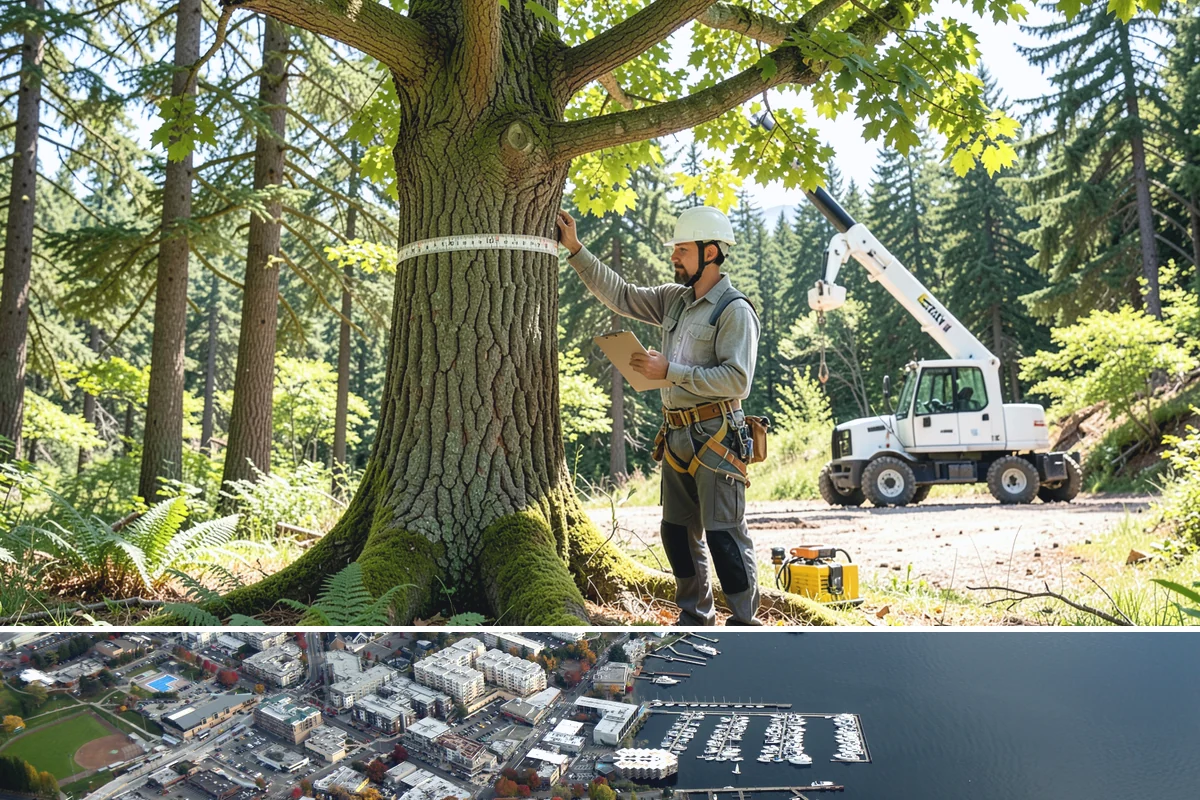 Surface root grinding in Kirkland, King County, WA - This work can be performed year-round in the Puget Sound climate but may require scheduling adjustments if frozen ground prevents...