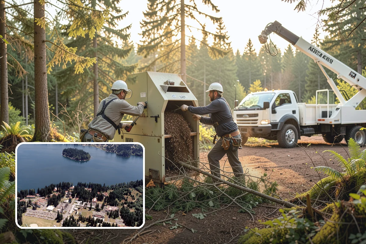 Surface root grinding in Lakewood, Pierce County, WA - Removes tripping hazards and obstructions