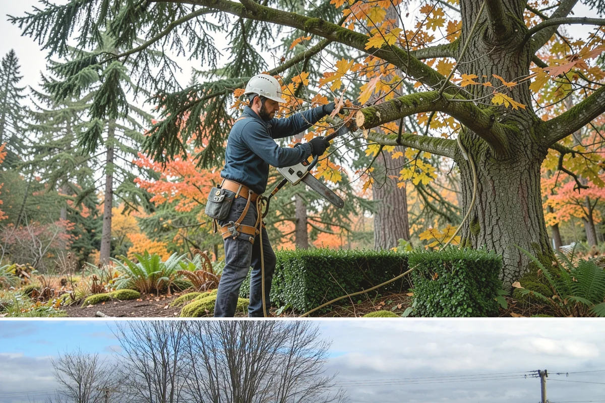 Surface root grinding in Langley, Island County, WA - This work can be performed year-round in the Puget Sound climate but may require scheduling adjustments if frozen ground prevents...