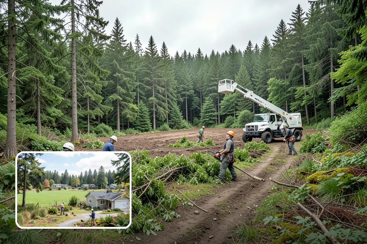 Surface root grinding in Lyman, Skagit County, WA - Removes tripping hazards and obstructions