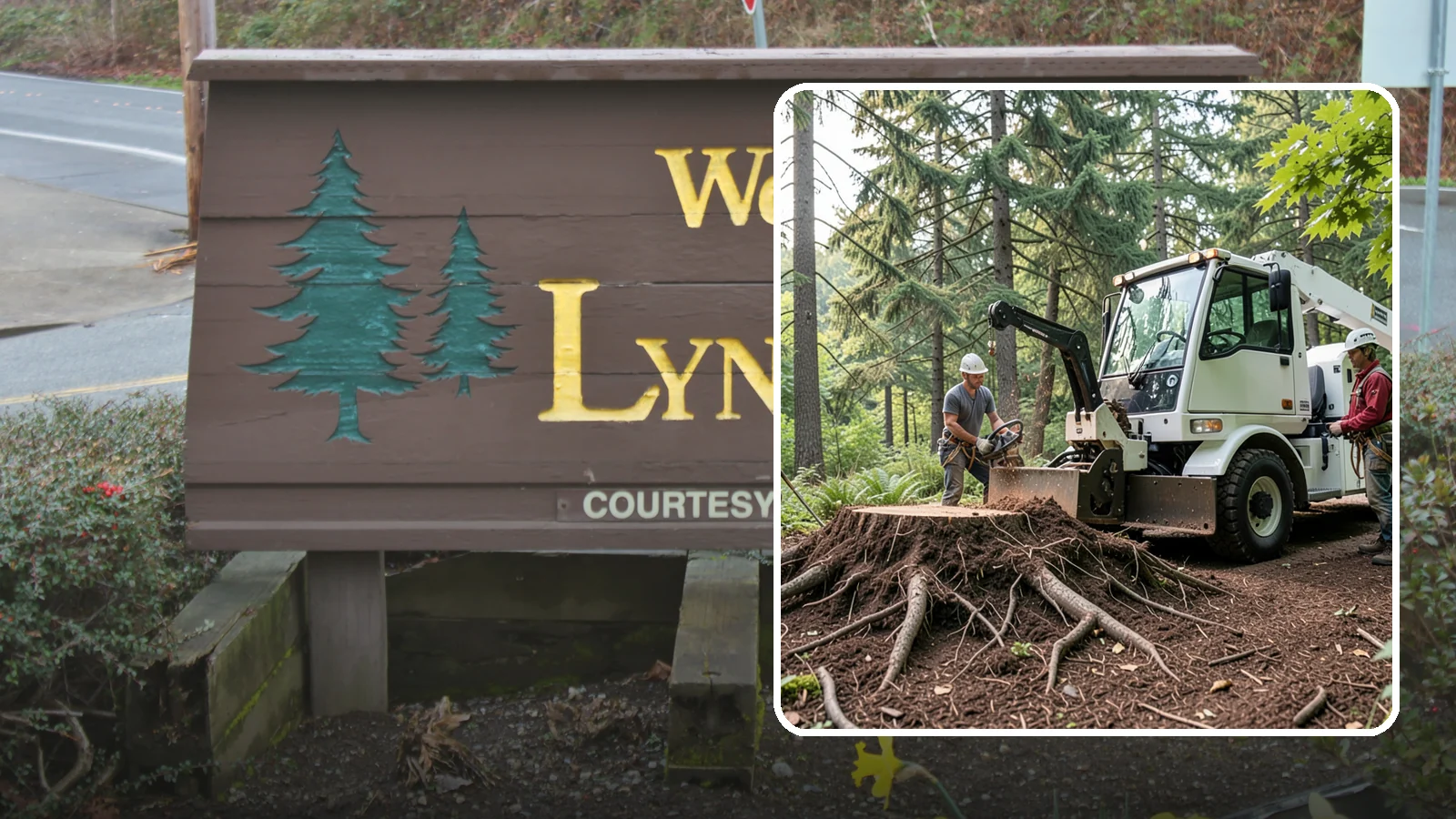 Surface root grinding in Lynnwood, Snohomish County, WA - The grinding of exposed surface roots.