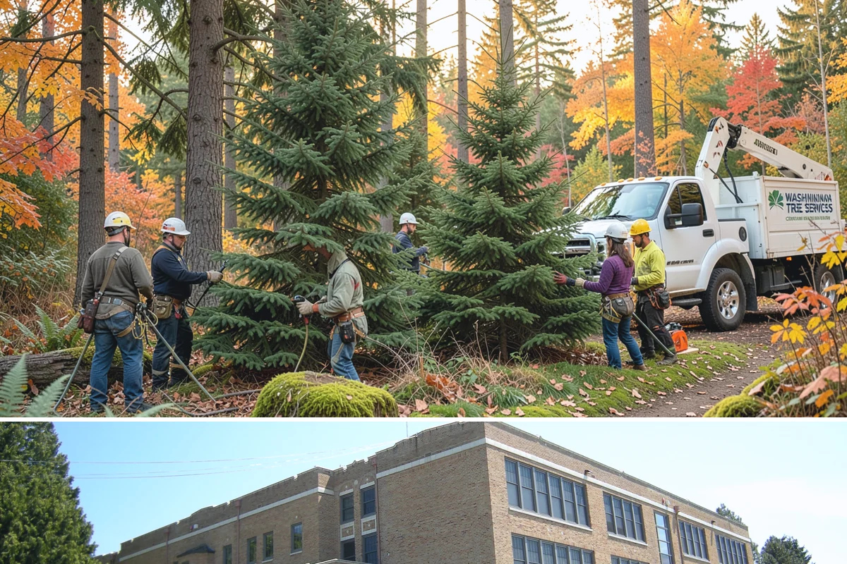Surface root grinding in Maple Valley, King County, WA - This work can be performed year-round in the Puget Sound climate but may require scheduling adjustments if frozen ground prevents...