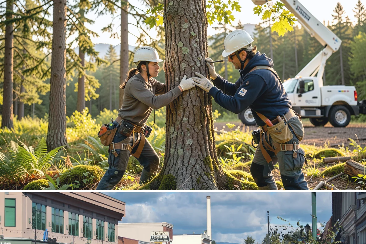 Surface root grinding in Monroe, Snohomish County, WA - This work can be performed year-round in the Puget Sound climate but may require scheduling adjustments if frozen ground prevents...