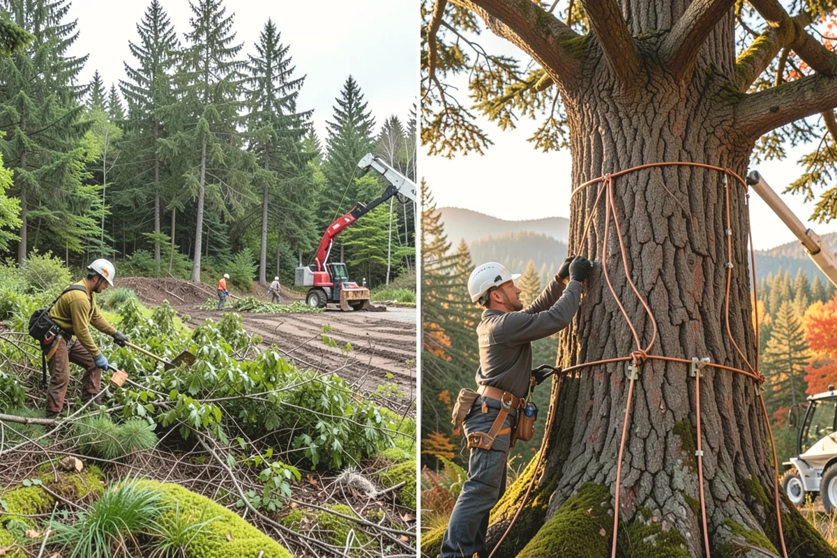 Surface root grinding in Mountlake Terrace, Snohomish County, WA - Locate and mark utilities before work