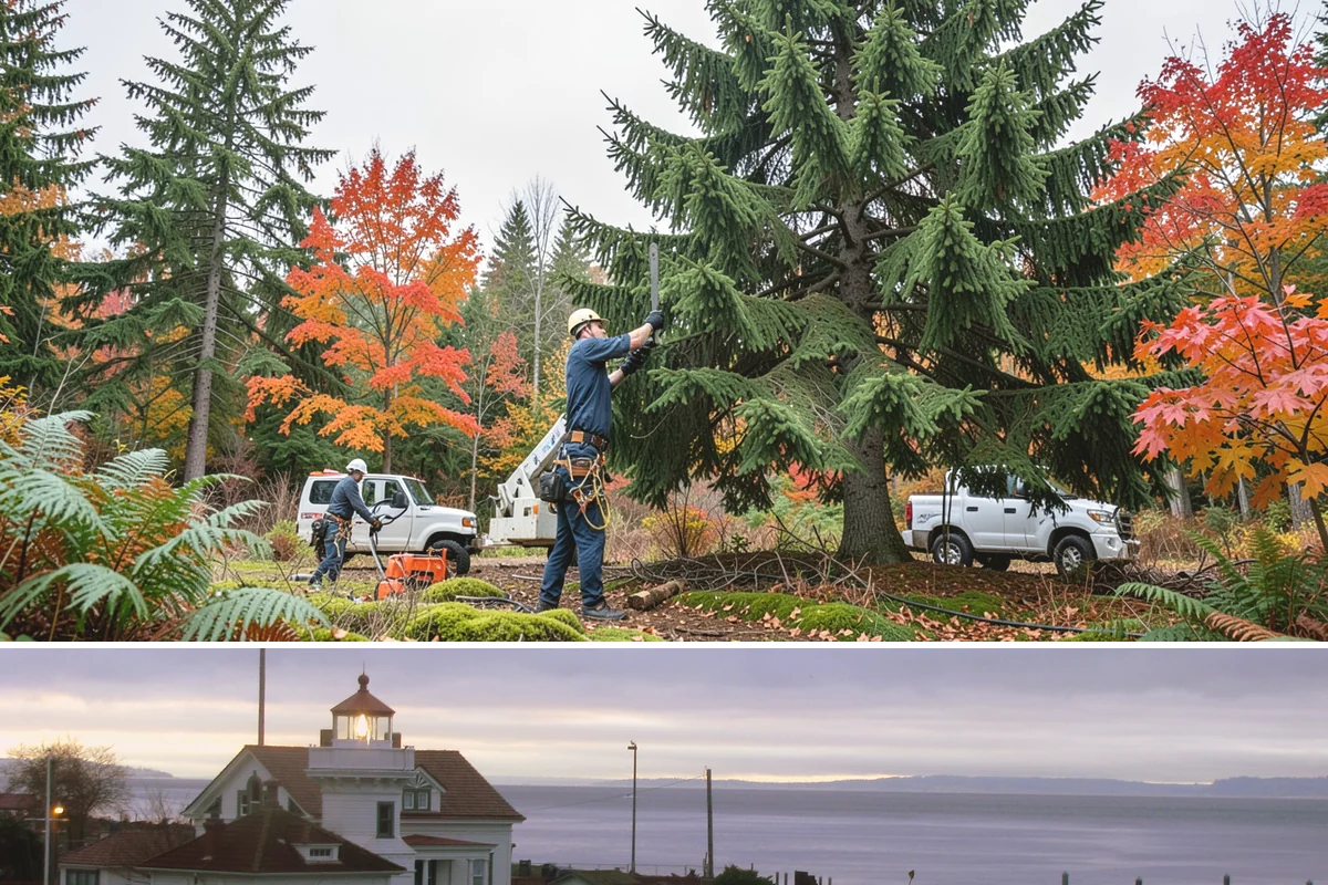 Surface root grinding in Mukilteo, Snohomish County, WA - This work can be performed year-round in the Puget Sound climate but may require scheduling adjustments if frozen ground prevents...