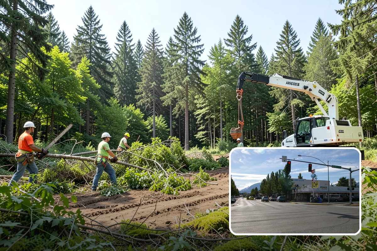Surface root grinding in North Bend, King County, WA - Removes tripping hazards and obstructions