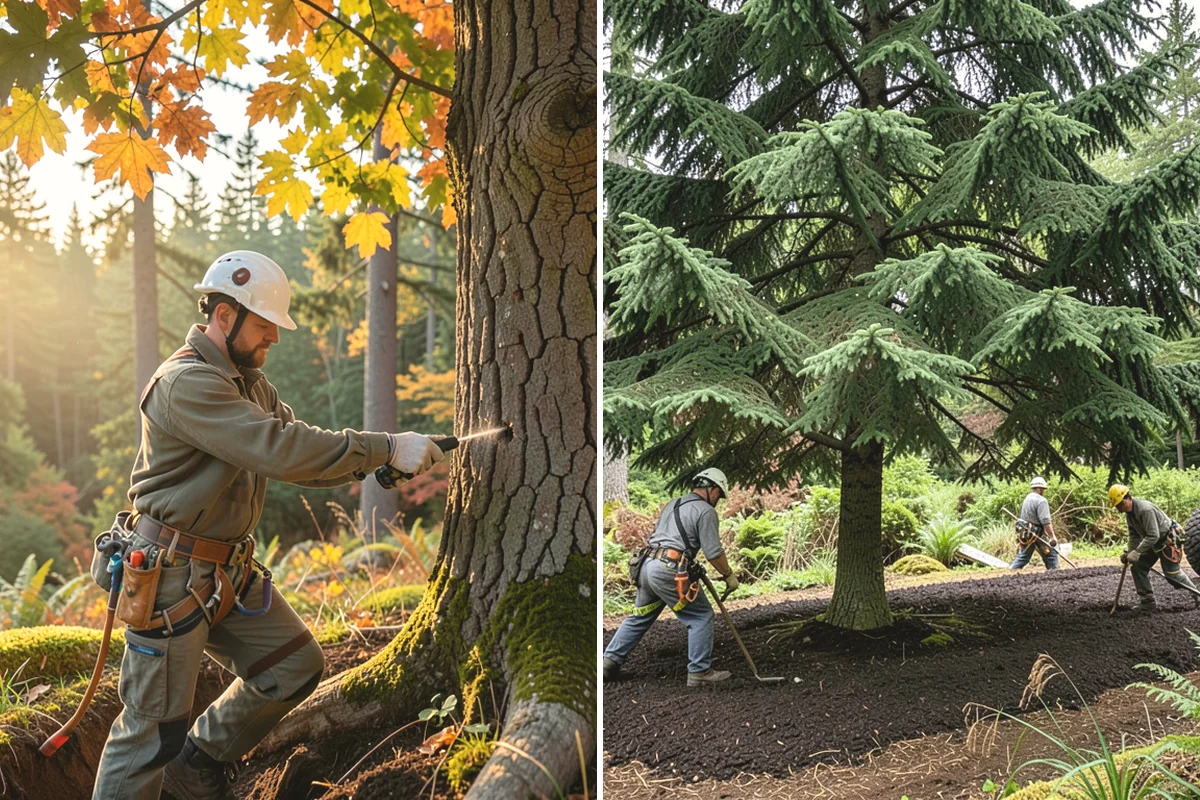 Surface root grinding in North Bend, King County, WA - Locate and mark utilities before work