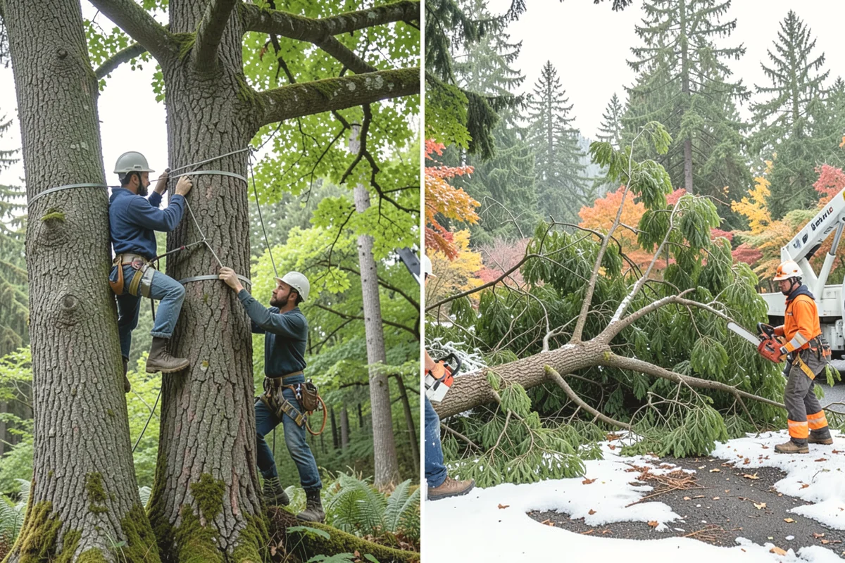 Surface root grinding in Oak Harbor, Island County, WA - Locate and mark utilities before work