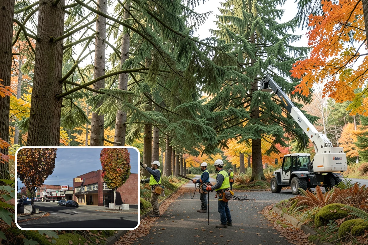 Surface root grinding in Puyallup, Pierce County, WA - Removes tripping hazards and obstructions