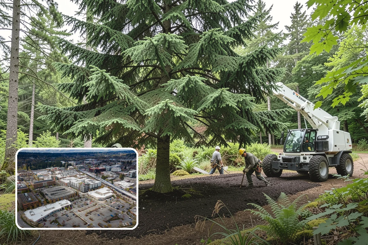 Surface root grinding in Redmond, King County, WA - Removes tripping hazards and obstructions