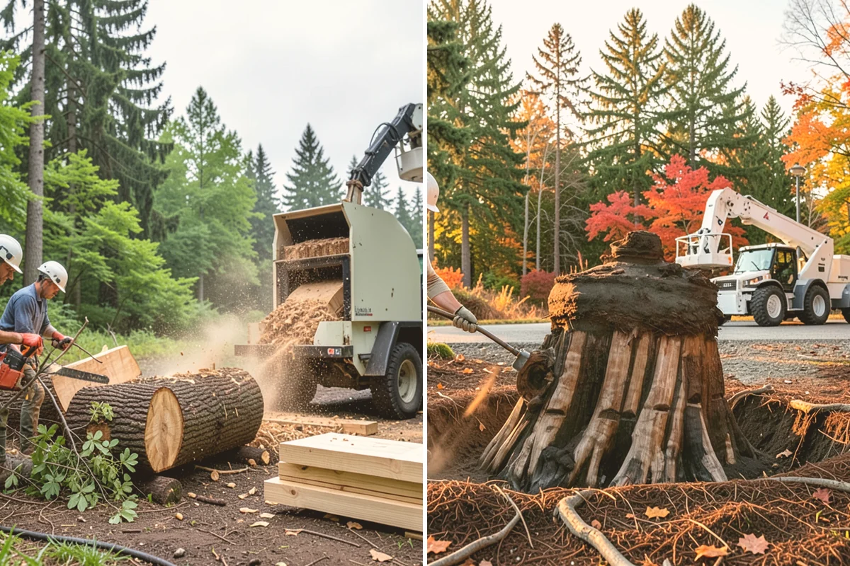 Surface root grinding in Sammamish, King County, WA - Locate and mark utilities before work