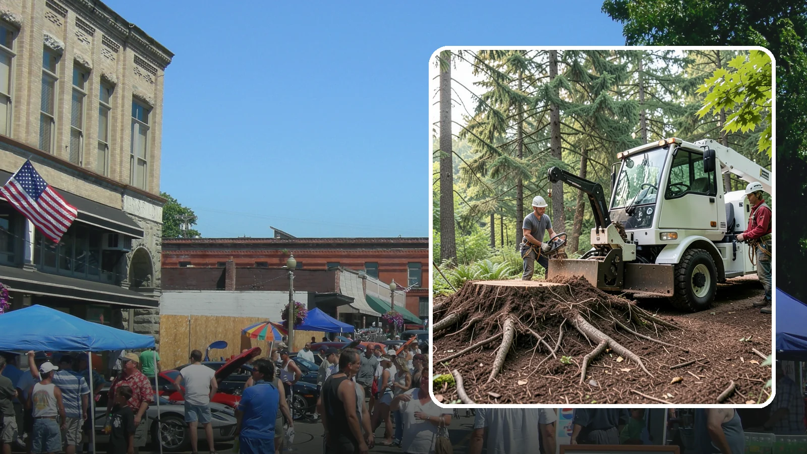 Surface root grinding in Snohomish, Snohomish County, WA - The grinding of exposed surface roots.