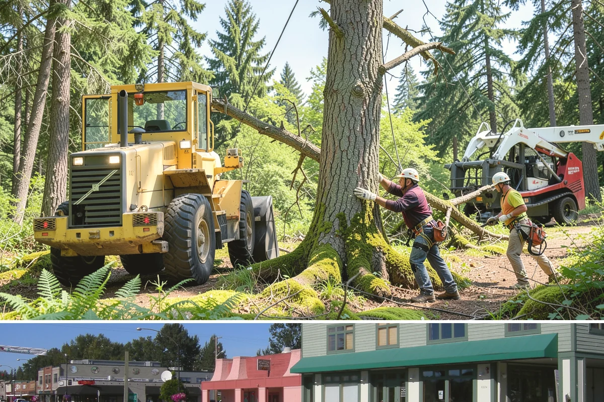 Surface root grinding in Snoqualmie, King County, WA - This work can be performed year-round in the Puget Sound climate but may require scheduling adjustments if frozen ground prevents...