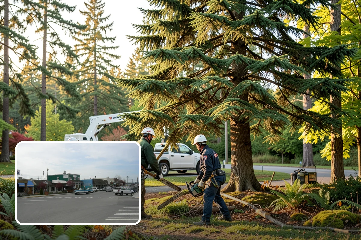 Surface root grinding in Stanwood, Snohomish County, WA - Removes tripping hazards and obstructions