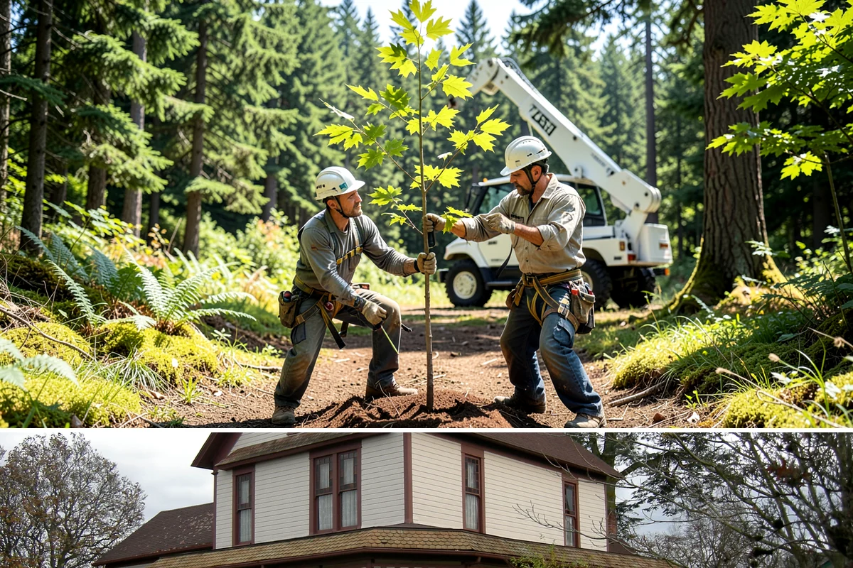 Surface root grinding in Sumner, Pierce County, WA - This work can be performed year-round in the Puget Sound climate but may require scheduling adjustments if frozen ground prevents...