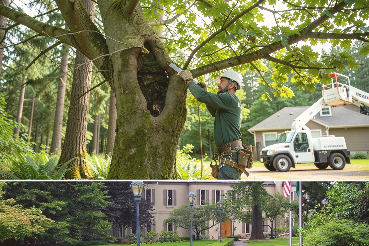 Surface root grinding in Woodinville, King County, WA - This work can be performed year-round in the Puget Sound climate but may require scheduling adjustments if frozen ground prevents...