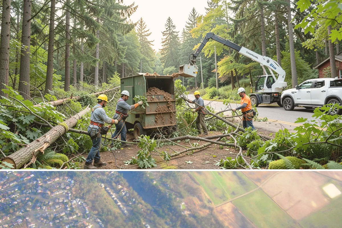 Trail clearing in Algona, King County, WA - Work should be scheduled when ground conditions allow for hauling equipment on uneven or wet terrain while considering local...