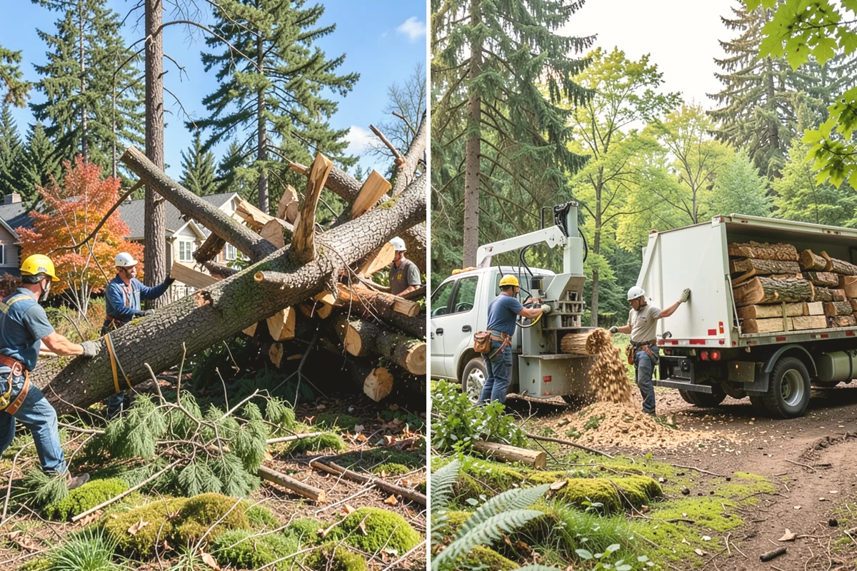 Trail clearing in Anacortes, Skagit County, WA - Assess the site and mark features to protect