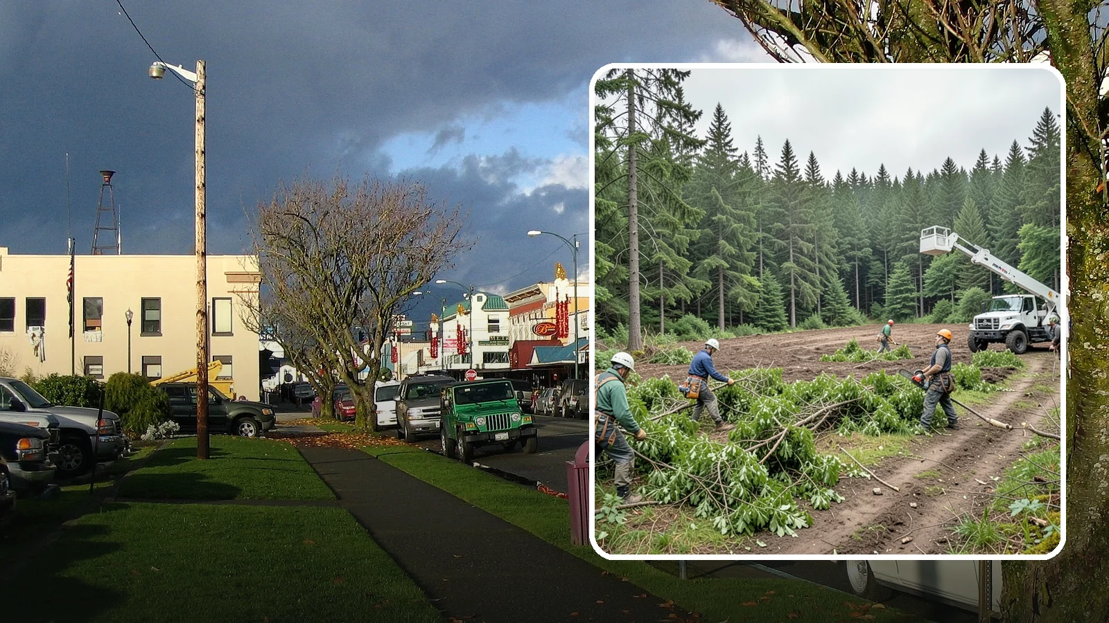 Trail clearing in Arlington, Snohomish County, WA - The clearing and maintenance of trails and paths.