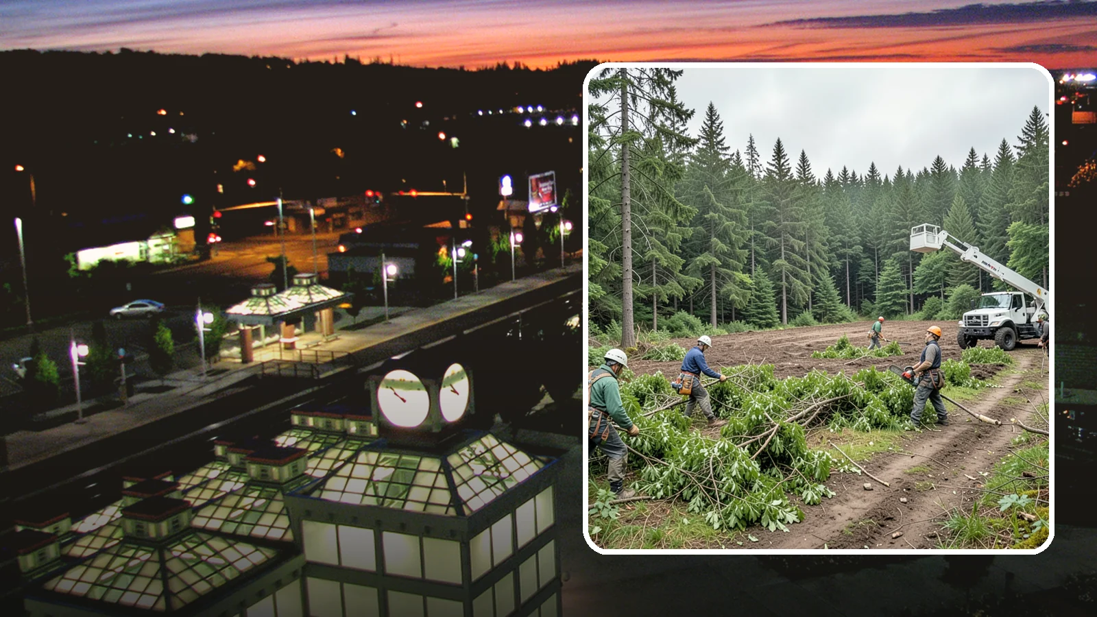 Trail clearing in Auburn, King County, WA - The clearing and maintenance of trails and paths.