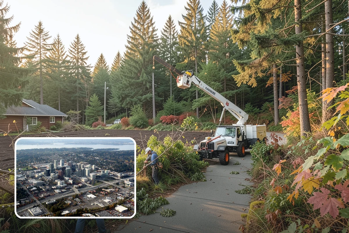 Trail clearing in Bellevue, King County, WA - Improves access and usability of a site