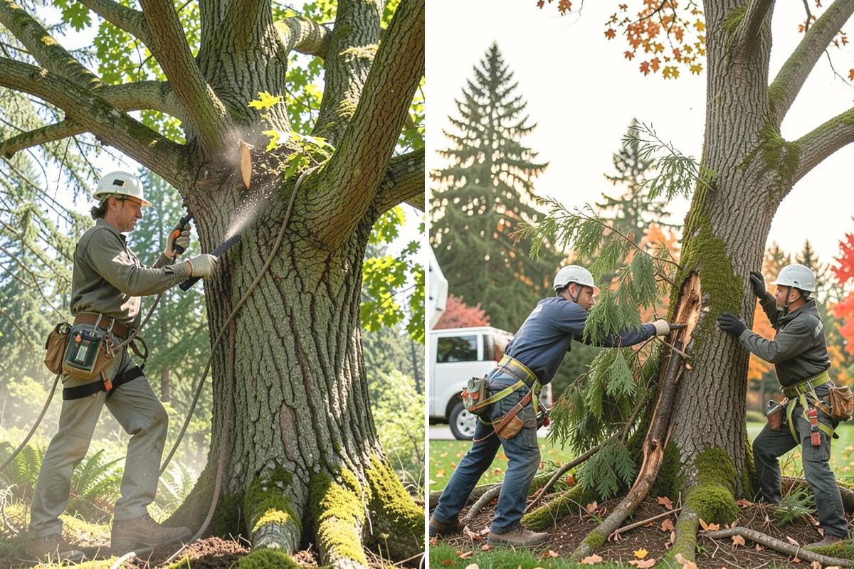 Trail clearing in Black Diamond, King County, WA - Assess the site and mark features to protect