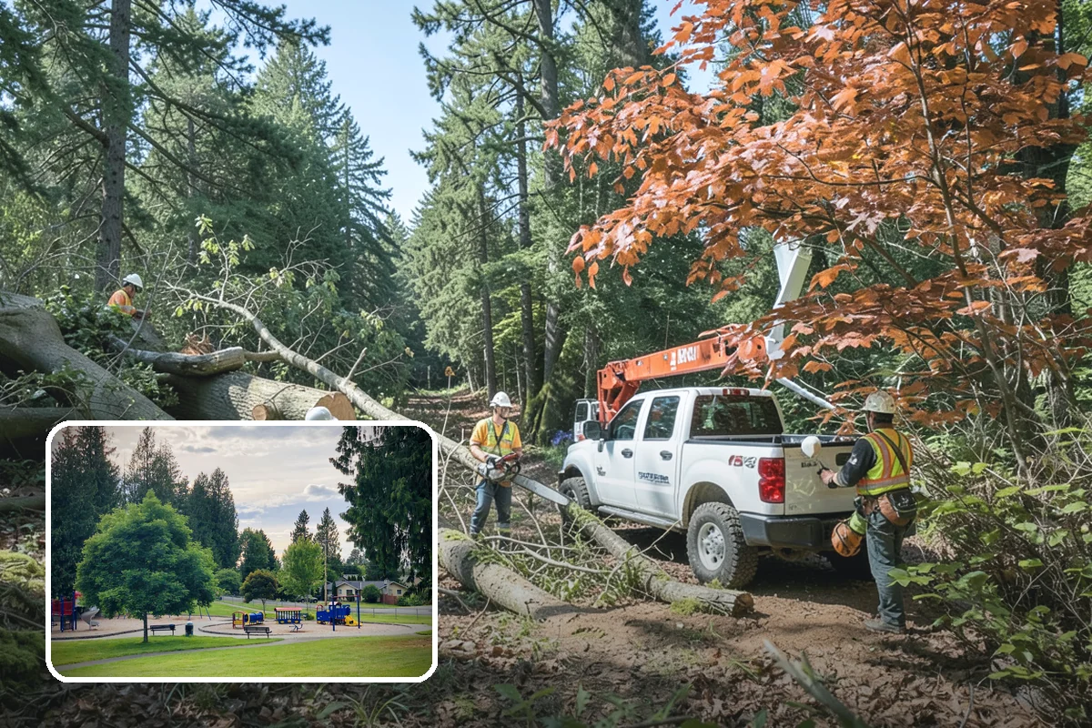 Trail clearing in Bonney Lake, Pierce County, WA - Improves access and usability of a site