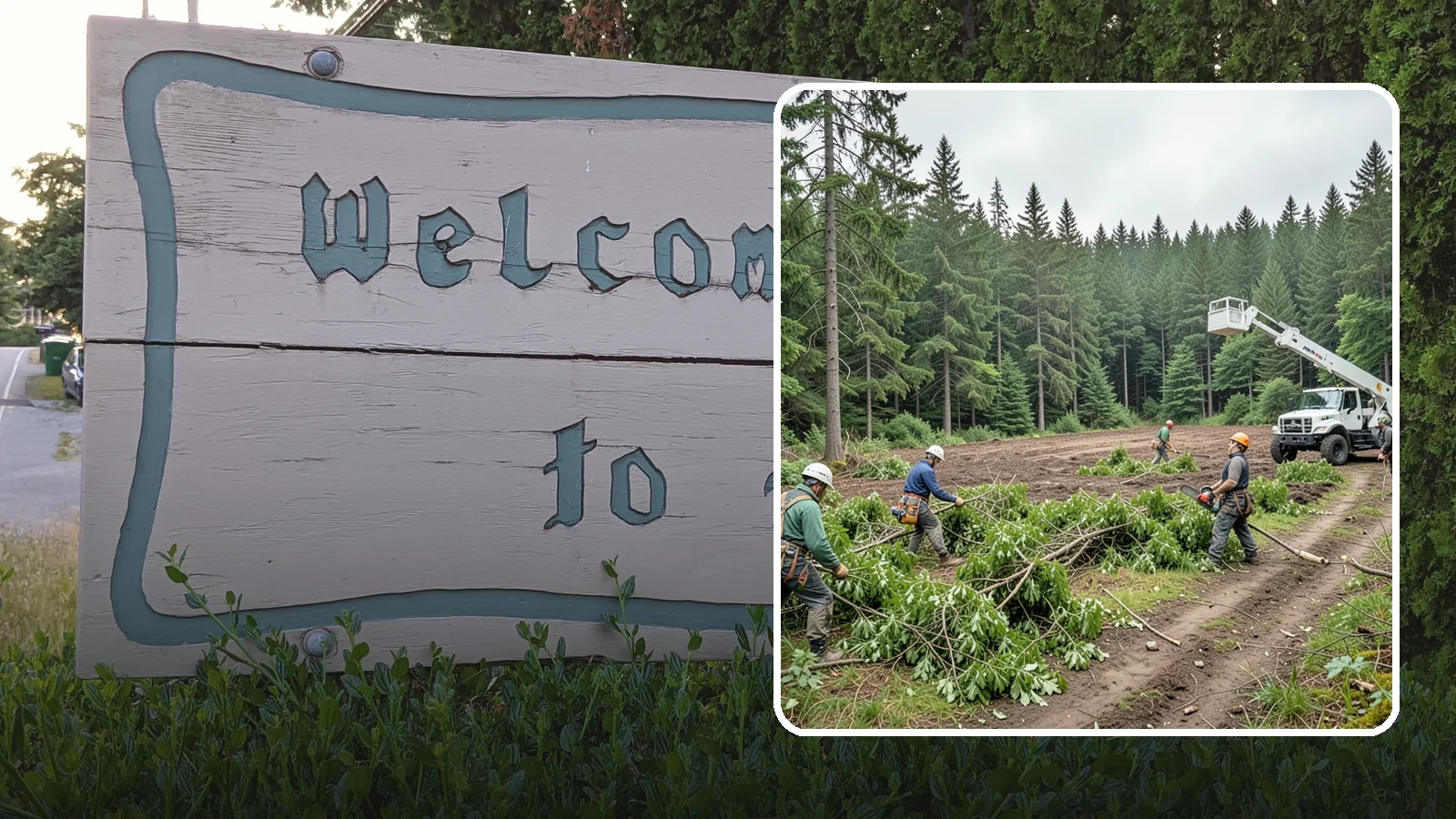 Trail clearing in Brier, Snohomish County, WA - The clearing and maintenance of trails and paths.