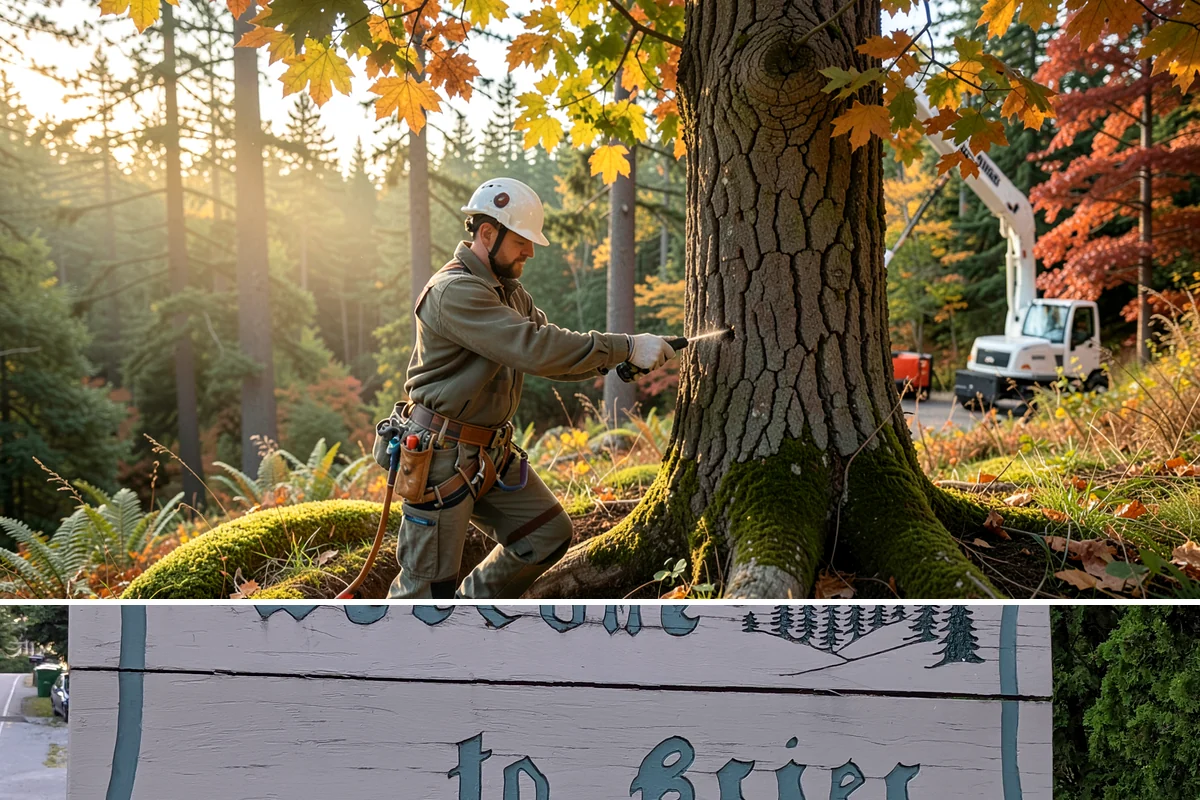 Trail clearing in Brier, Snohomish County, WA - Work should be scheduled when ground conditions allow for hauling equipment on uneven or wet terrain while considering local...