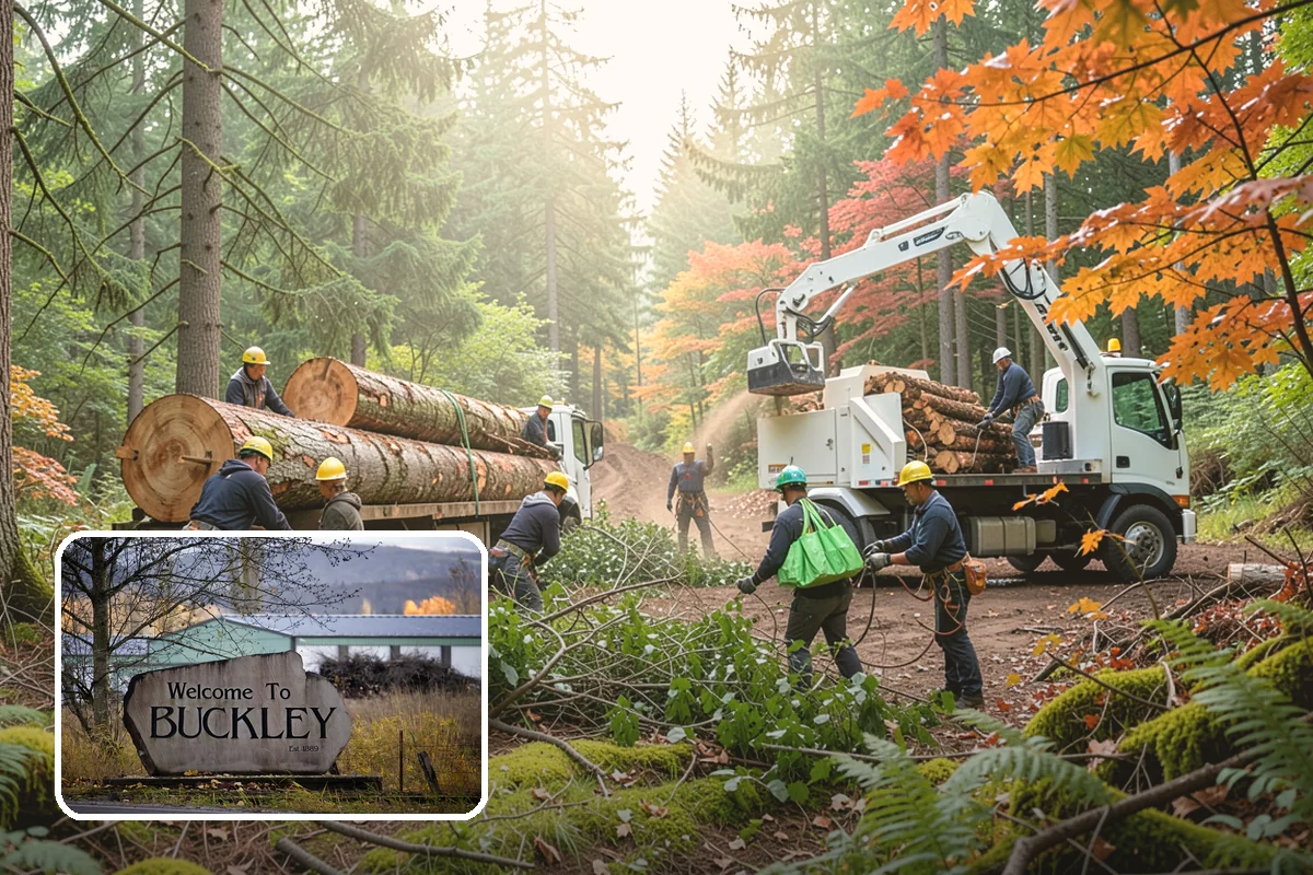 Trail clearing in Buckley, Pierce County, WA - Improves access and usability of a site