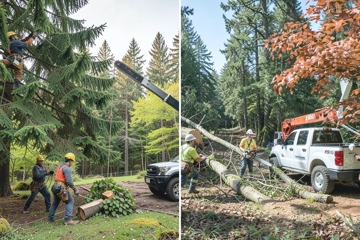Trail clearing in Coupeville, Island County, WA - Assess the site and mark features to protect