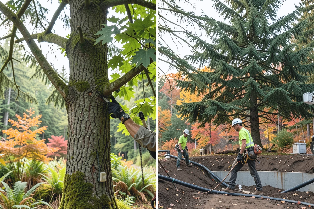 Trail clearing in Darrington, Snohomish County, WA - Assess the site and mark features to protect