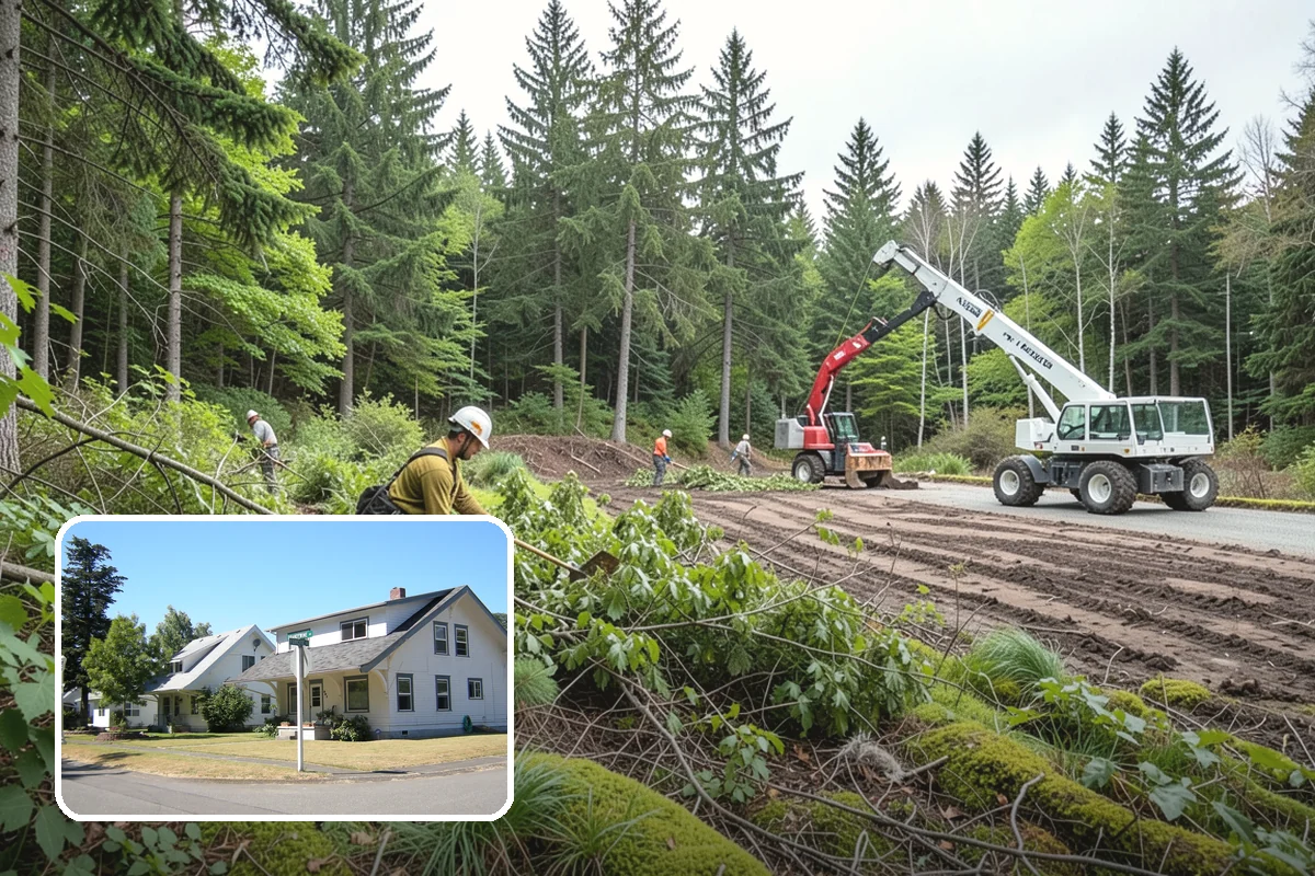 Trail clearing in DuPont, Pierce County, WA - Improves access and usability of a site