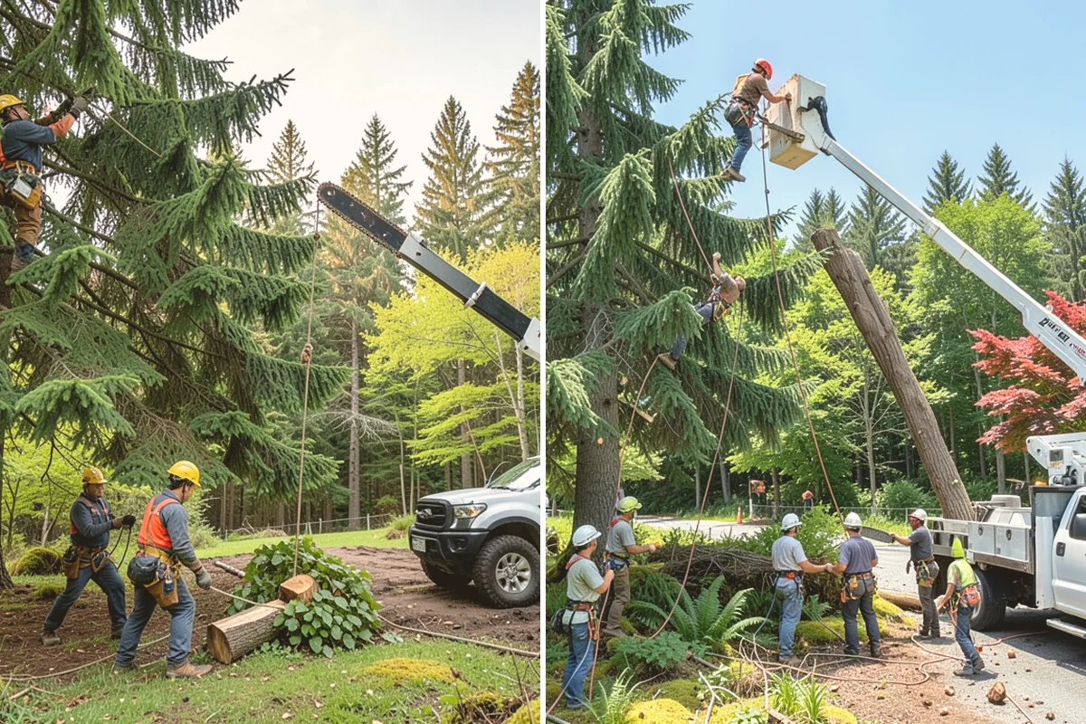 Trail clearing in Eatonville, Pierce County, WA - Assess the site and mark features to protect