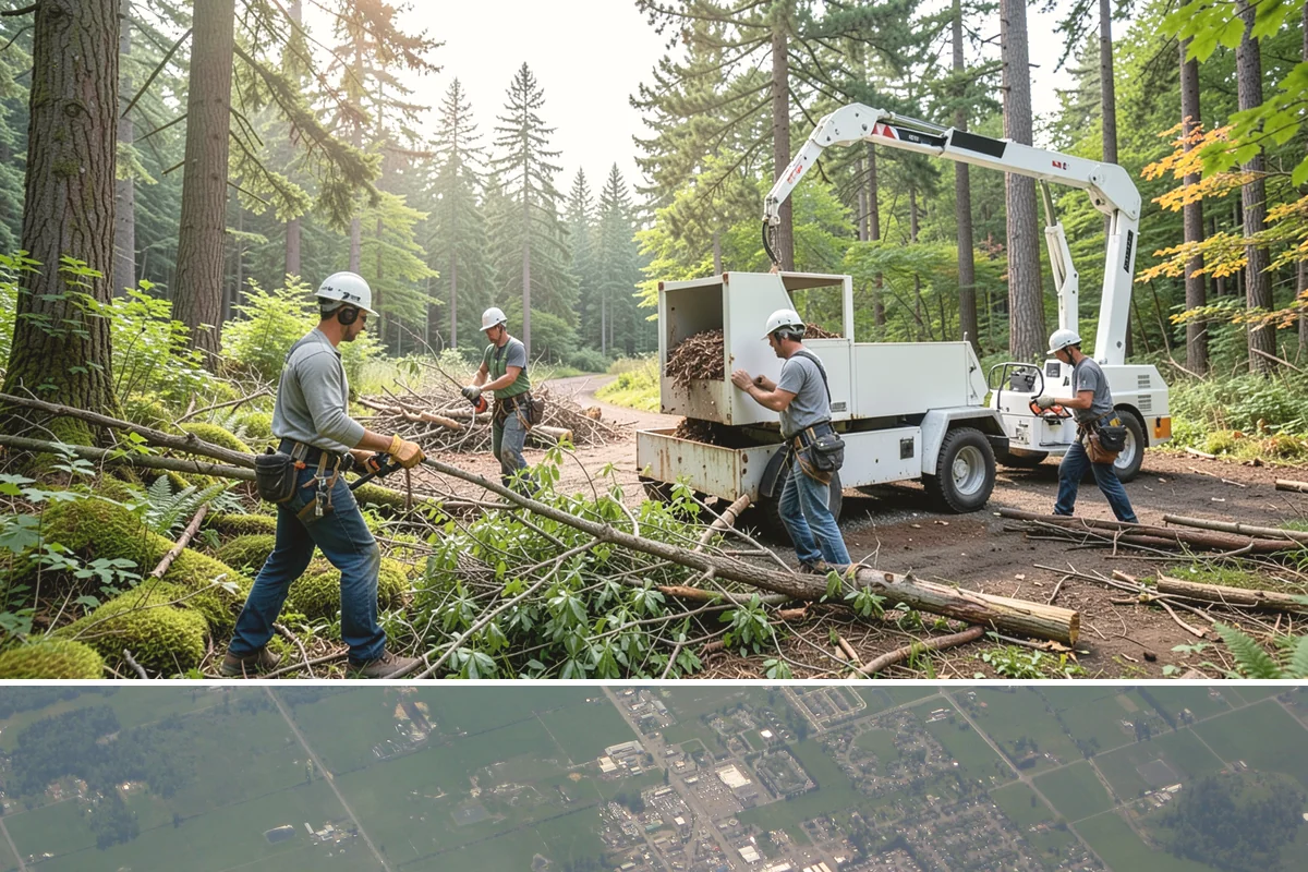 Trail clearing in Enumclaw, King County, WA - Work should be scheduled when ground conditions allow for hauling equipment on uneven or wet terrain while considering local...