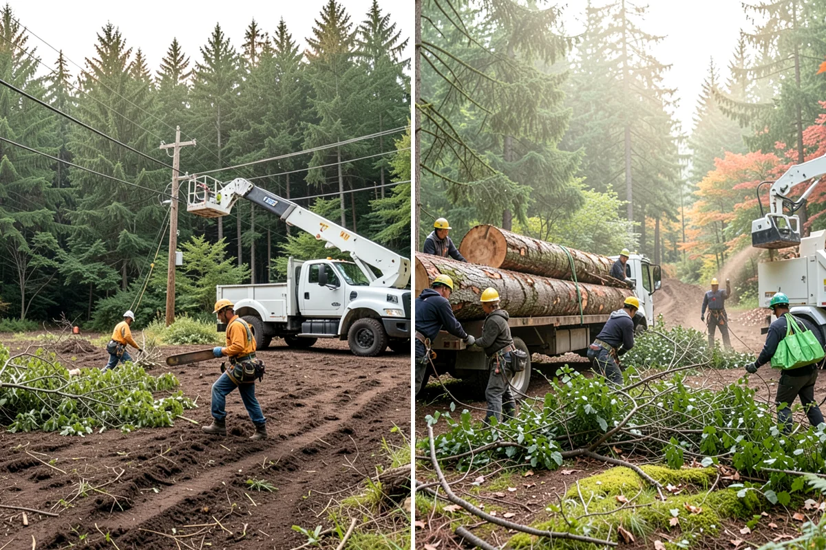 Trail clearing in Everett, Snohomish County, WA - Assess the site and mark features to protect
