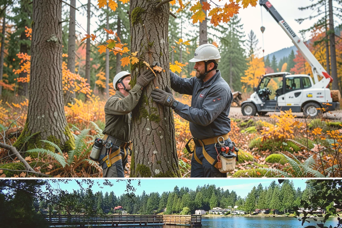 Trail clearing in Federal Way, King County, WA - Work should be scheduled when ground conditions allow for hauling equipment on uneven or wet terrain while considering local...