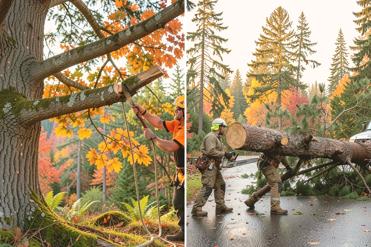 Trail clearing in Fife, Pierce County, WA - Assess the site and mark features to protect