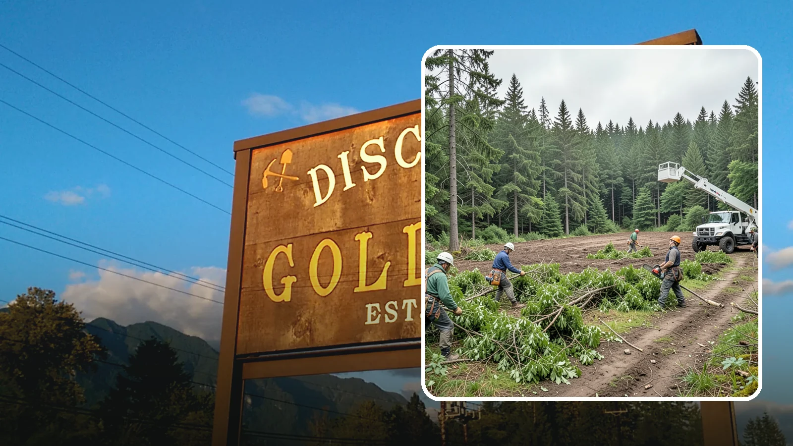 Trail clearing in Gold Bar, Snohomish County, WA - The clearing and maintenance of trails and paths.
